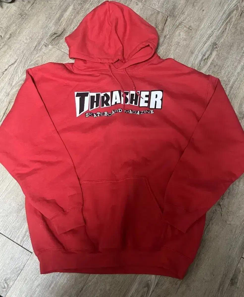 트래셔 thrasher x 베이커 baker skate 스웻 후디 L